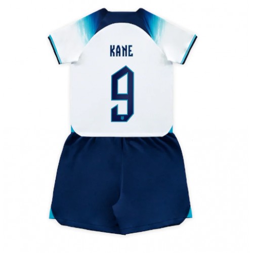 England Harry Kane #9 Replica Home Stadium Kit for Kids World Cup 2022 Short Sleeve (+ pants)